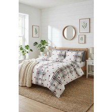 Comfort Craft %100 Pamuk Ranforce Çift Kişilik Desenli Nevresim Takımı - Lastikli Çarşaflı
