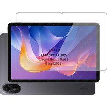 Xiaomi Redmi Pad 2 11 Inç Uyumlu Temperli Ekran Koruyucu Kırılmaz Cam Dayanıklı Yapı 2025 11"