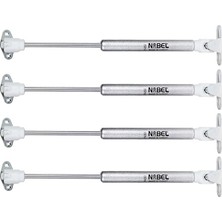Dolap Amortisörü Gazlı Piston Kapak Hidroliği (27 cm 80N) 4 Adet