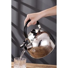 Çelik 3000 ml Düdüklü Çaydanlık Su Isıtıcısı CIN727