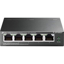 TL-SF1005LP, 5-Port 10/100MBPS Desktop Switch With 4-Port Poe
