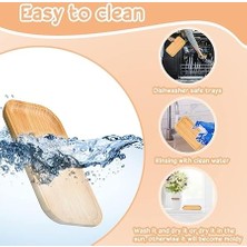 Bambu Yağdanlık Altlığı Sunumluk Şık ve Dayanıklı Ahşap Tepsi (Dikdörtgen)