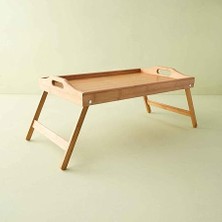 Katlanır Ayaklı Bambu Yatak Keyif Servis Tepsisi, Ahşap Yatak Tepsisi - Rahatlık ve Şıklık: Katlanır Ayaklı Bambu Yatak Keyif Servis Tepsisi - Ahşap Yatak Tepsisi