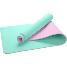 Ekolojik 6mm Tpe Yoga Matı Pilates Minderi Nane Yeşili