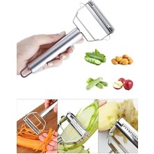 Paslanmaz Çelik Julyen Soyacak Sebze Meyve Dilimleyici Soyacak Patates Soyacağı Jülyen