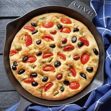 Demir Döküm Yuvarlak Kızartma Tavası, 34 cm