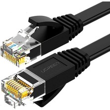 Cat6 Flat Ethernet Kablosu, 5 Metre, Siyah