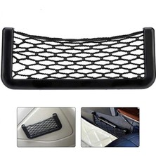 Araba Için File Ceplik Araç Içi File Çep Organizer Siyah 20X8CM