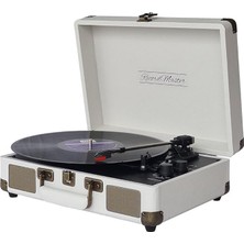 Master ST14012 Retro Pikap - Kum Beyazı - Bluetooth ve Şarj Özellikli - Tüm Plakları Çalabilme