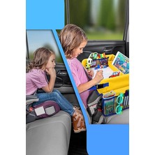 Active Katlanabilir Pratik Çocuk Masası Oto Koltuk Sehpası Bebek Çocuk Aktivite Masası (Sarı)