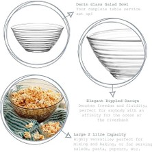 Derin Tekli Büyük Boy Salata Kasesi