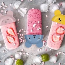 4'lü Kolay Şekillendirici Sevimli Çocuk Meybuz & Dondurma Kalıbı