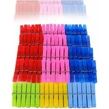 Secret Renkli Plastik Çamaşır Mandalı 144'LÜ Renkli Plastik Mandal Küçük, Çorap Klipsi Çamaşır Giysileri Pimleri Yaylı Klipsler, 4 Renk Giysi Kurutma Hattı Mutfak Açık Gezisi Için Mandallar