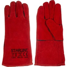 Starline Starlıne Kırmızı E-062 Kaynakçı Eldiveni