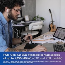 Digital 2tb Wd Mavi SN580 Nvme Dahili Katı Hal Sürücüsü SSD - Gen4 X4 Pcıe 16GB/S, M.2 2280, 4.150 Mb/s'ye Kadar - WDS200T3B0E