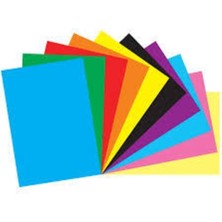 Renkli Fon Kartonu 10 Adet A4 Yüksek Kalite Dayanıklı Kağıt Renkli Seçeneklerle