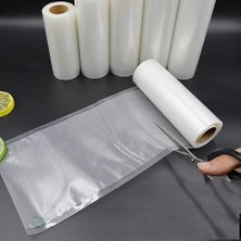 10 Metre (2 Adet 30CM x 5 Metre) Gofrajlı Tırtıklı Rulo Vakum Poşeti 2'li Bobin Vakumlama Folyosu Vakumlu Rul, Bpa Içermez, Tüm Vakumlama Makineleri Için, Kaynatılabilir, Tekrar Kullanılabilir…