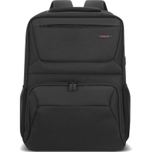 Business x MCC-805 15.6 Inç Laptop Sırt Çantası, Mackbook Sırt Çantası, USB Şarj Portlu Bilgisayar ve Notebook Çantası, Kadın Erkek Bilgisayar Iş Çantası, Üniversite Okul Çantası, Siyah