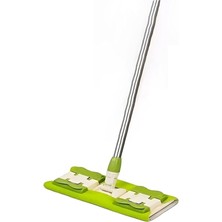 360 Derece Dönebilen Teleskopik Pratik Temizlik Mopu Clamp Cloth Sihirli Mop