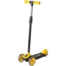 Wheels Twist Işıklı 3 Tekerlekli Scooter Sarı (Sarı)