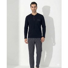 Boyraz 0404 Erkek Uzun Kol Pijama Takımı