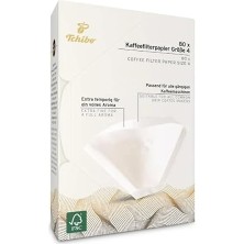 4 Numara (Büyük Boy) Filtre Kahve Kağıdı 3 x 80'li Beyaz