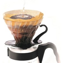 V60 02 Dripper (Siyah Cam)