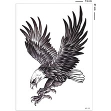 Kartal Dövmesi, Kartal Geçici Dövme Tattoo, Üniseks Dövme, Kol Dövmesi, Omuz Dövmesi, Vücut Dövmesi, Geçici Dövme