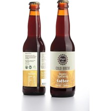 Origin Coffee Organik Cold Brew Şekersiz ve Filtresiz Soğuk Kahve 330 ml x 6