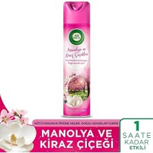 Wick Aerosol Premium Koku Serisi Manolya & Kiraz Çiçekleri Sprey Oda Kokusu (1x 300 Ml)