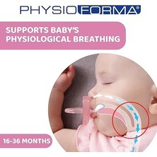 Physioforma Comfort Silikon Emzik (16-36 Ay, 2'li), Pembe