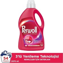 Geliştirilmiş Renkli Sıvı Çamaşır Detarjanı 2970 ml