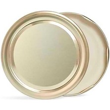 Hijyenik Paketli 10 Adet Kavanoz Kapağı - Gold - 82 mm