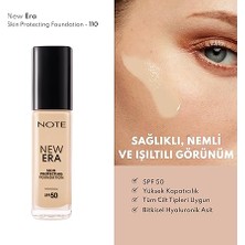 New Era Skin Protecting 110 Soft Ivory Nemlendirici Etkili Spf 50 Hyaluronik Asitli Fondöten