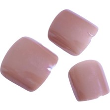 Beauty Ayak Takma Tırnak Seti & Zararsız Yapıştırıcı Bronz