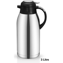 PNG-1300B 3 Litre Çift Katlı Çelik Çay Termosu