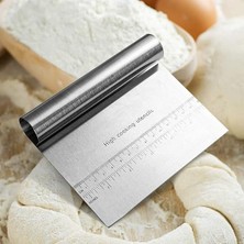 Home Çelik Hamur Kesici,metal Hamur Sıyrıcı,pasta Sıyırma Aparatı,hamur Dilimleyici,pasta ve Pastacılık Için Çelik Şekillendirici ve Hamur Porsiyonlayıcı