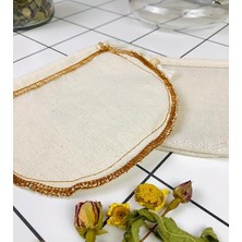 Yoga And Food 2 Adet Demlik Yıkanabilir Kumaş Çay Kesesi - Organik, EKOLOJIK,%100 Ham Ağartılmamış Ham Pamuk (Demlik Boy)