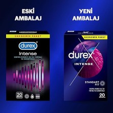 Intense 30'lı Uyarıcı Jelli ve Tırtıklı Prezervatif
