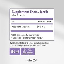 Ocean Passiflora 600 Mg Takviye Edici Gıda Şurubu 150 ml