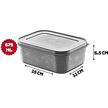 No Frost Silikon Yumuşak Kapalı Saklama Kabı Dondurucu ve Buzluk Saklama Kabı 675ML, Kapaklı No Frost Saklama Kabı 675ML, Derin Dondurucu Saklama Kabı 675ML
