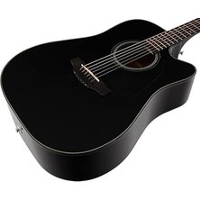 GD15CE Blk Elektro Akustik Gitar