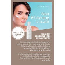RAYAS Cilt Beyazlatıcı Aydınlatıcı Krem 50 ml Leke Karşıtı Etkili Kolajen Niacinamide & Kojik Asit İçerir
