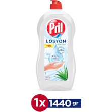 Losyon Aloe Vera Özlü Kaşmir Etkisi ile Cilde Uyumlu Elde Yıkama Sıvı Bulaşık Deterjanı 1 x 1440 ml , Aloe Vera 1440ML
