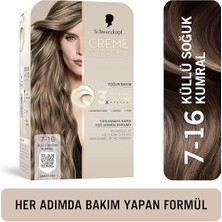 Creme Supreme Saç Boyası 7-16 Küllü Soğuk Kumral