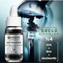 Aha+Bha Cilt Kusurları Karşıtı Siyah Serum %4 [niasinamid+Peeling Etkili Aha+Bha] 30ML
