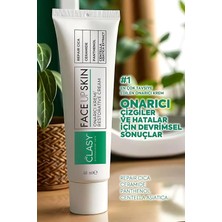 Cilt Onarıcı Krem – Kadınlar Için Kırışıklık Karşıtı Yüz Nemlendirici – Cilt Sıkılaştırıcı & Gerginleştirici Krem – Seramid, Pantenol ve Centella Asiatica Içerikli, 40 ml