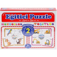 DIY 7196 Çark Puzzle Hayvanlar