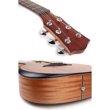 M450-EQ-50AMP Masif Ağaç 50W Amfili Elektro Akustik Gitar Seti Üst Segment