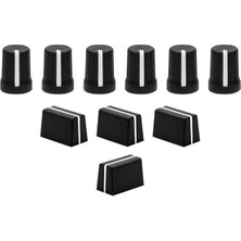 Techtools Chroma Caps Lite Pack (Luna Glow) | Chroma Caps Lite Paketi: 6x Super Knobs, 3x Fader Pro, 1x Magvel Fader Pro